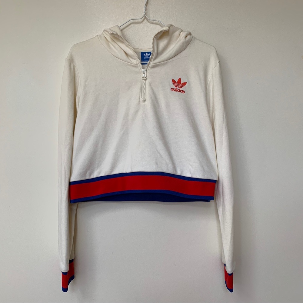 ADIDAS CROPPED HOODIE